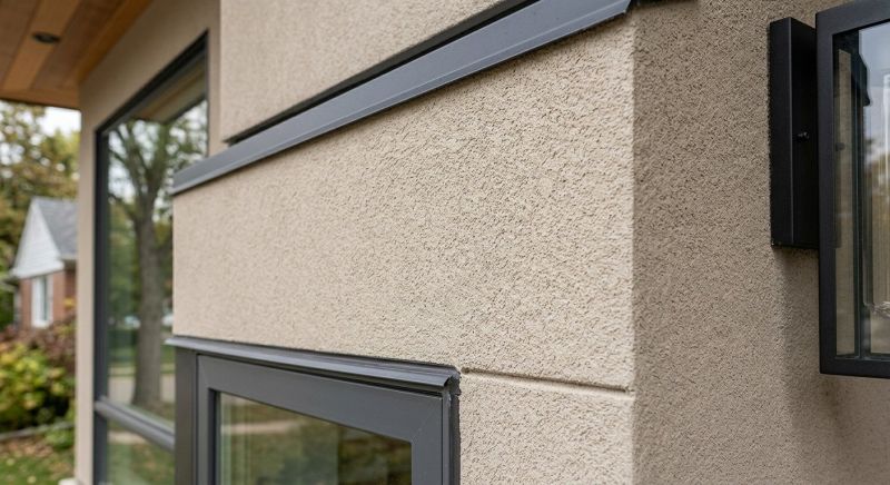 Synthetic Stucco Repair project example